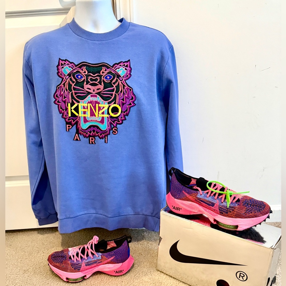 Kenzo Mens Pink and Black Sweatshirt